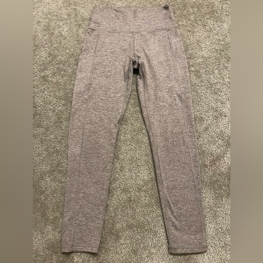 Women’s Aerie Chill Play Move Leggings Heather Brown Size M